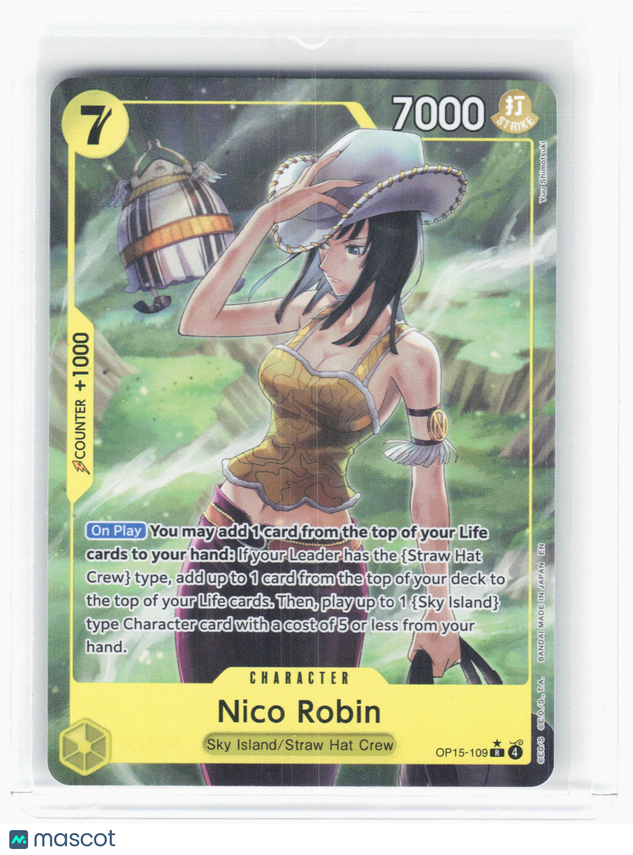 2026 One Piece—Nico Robin OP15-109 Adventure on Kami's Island—Rare Holo(Alt Art)