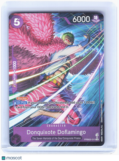 2025 Donquixote Doflamingo #PRB02-011 Premium Booster Vol. 2—Rare Foil (Alt Art)