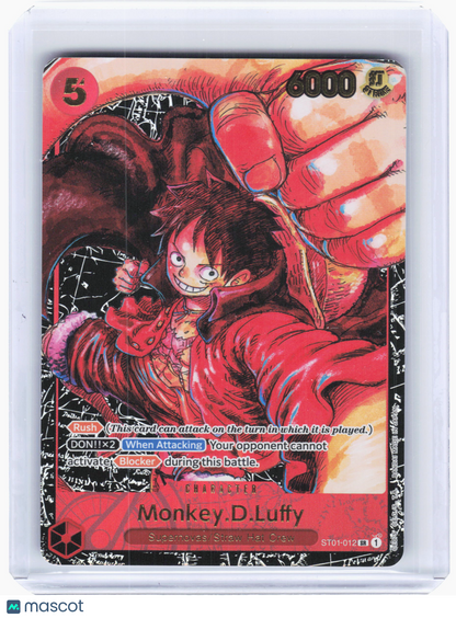 2022 One Piece—Monkey.D.Luffy #ST01-012 Awakening of the New Era—Super Rare Foil