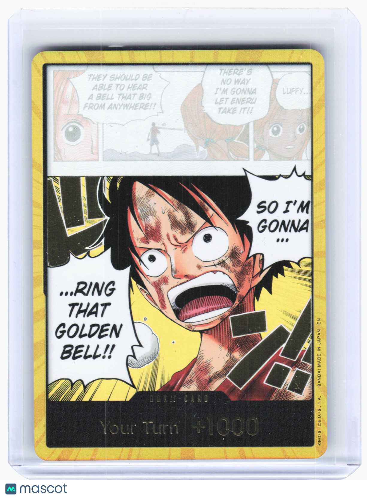 2026 One Piece—DON!! Card (Luffy) (Gold) Adventure on Kami's Island—DON!! Foil