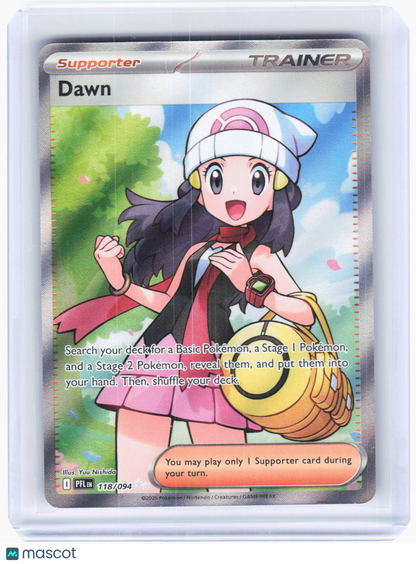 2025 Pokemon—Dawn #118/94 Phantasmal Flames—Ultra Rare Holo