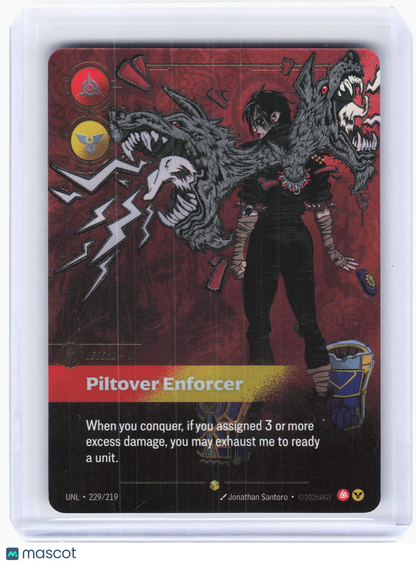 2026 League of Legends—Piltover Enforcer #229/219 Unleashed—Showcase (Alt Art)