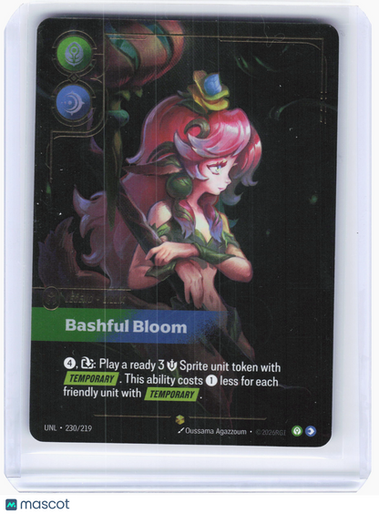2026 League of Legends—Bashful Bloom #230/219 Unleashed—Showcase Foil (Alt Art)