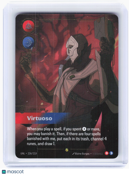 2026 League of Legends—Jhin - Virtuoso #226/219 Unleashed—Showcase Foil(Alt Art)