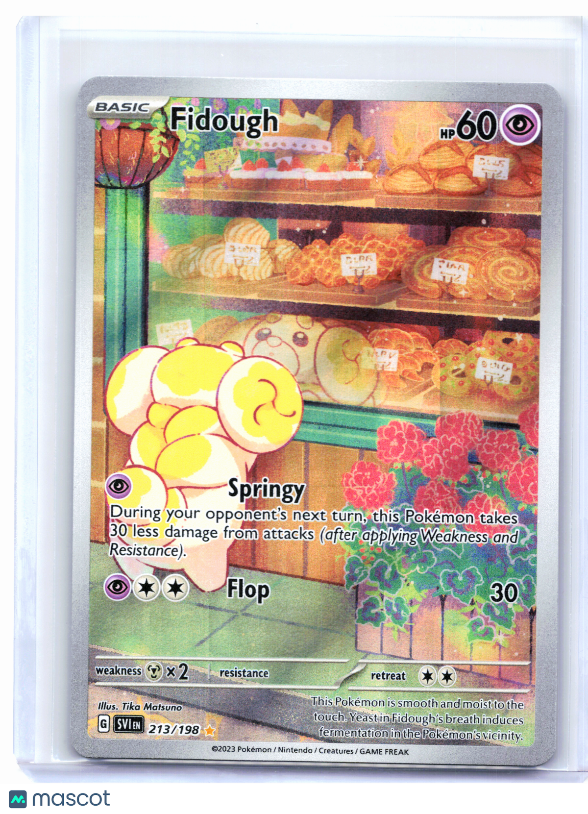 2023 Pokemon—Fidough #213/198 Scarlet & Violet Base Set—Illustration Rare [MP]