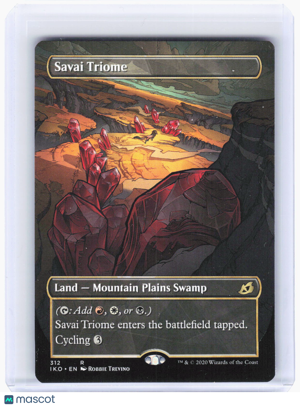 2020 Magic: The Gathering—Savai Triome (Showcase) #312 (IKO)—Rare Non-Foil