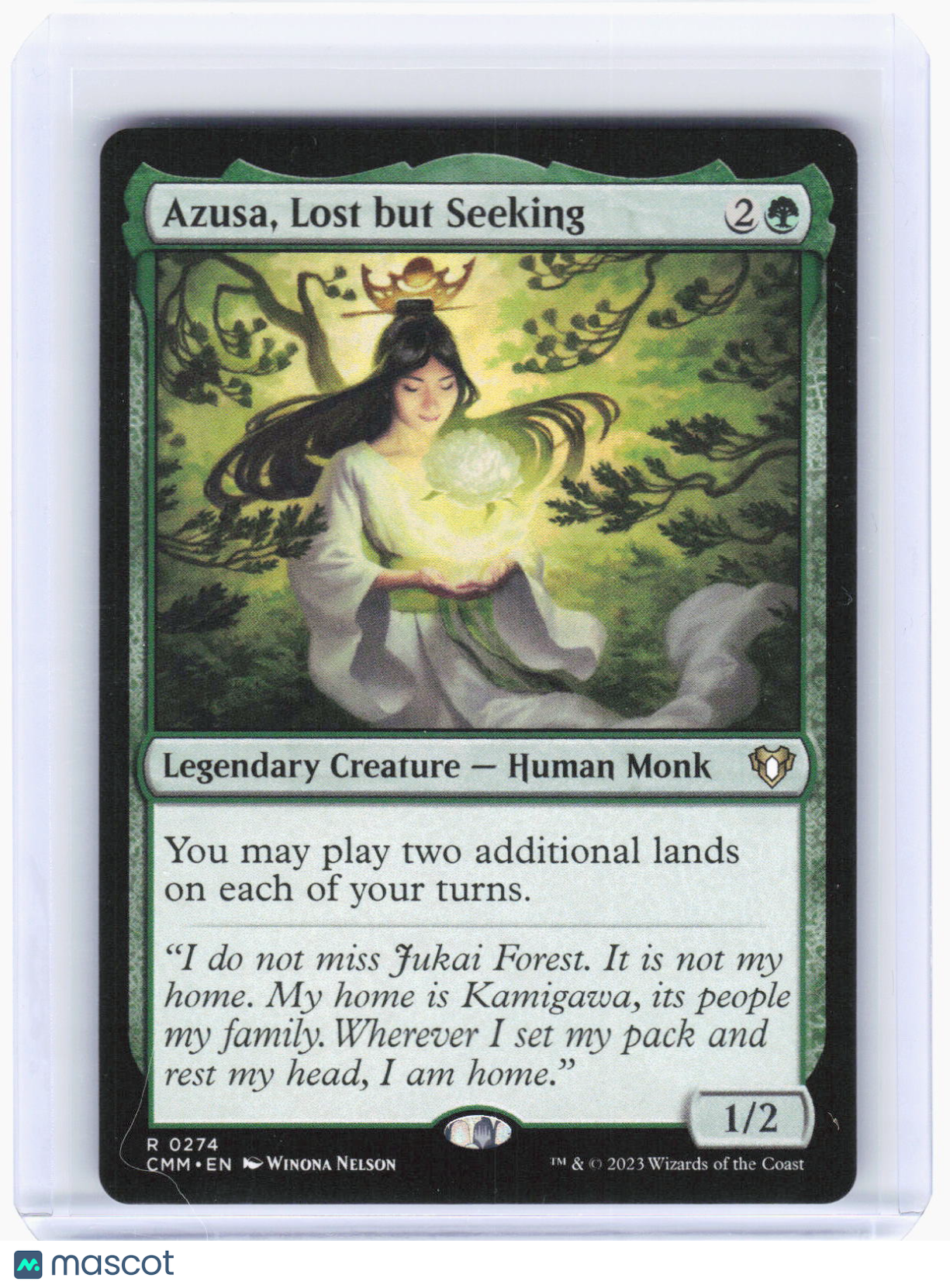 2023 Magic: The Gathering—Azusa, Lost but Seeking #274 (CMM)—Rare Non-Foil