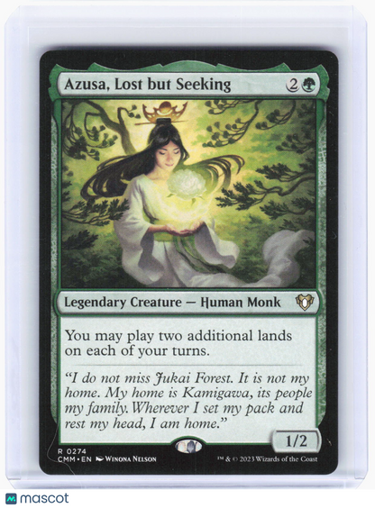 2023 Magic: The Gathering—Azusa, Lost but Seeking #274 (CMM)—Rare Non-Foil