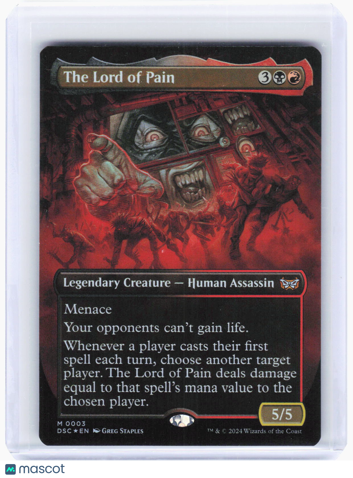2024 Magic: The Gathering—The Lord of Pain (Borderless) #3 (DSC)—Mythic Foil