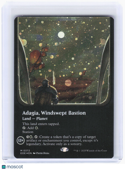 2025 Magic: The Gathering—Adagia, Windswept Bastion (GF) #372 (EOE)—Mythic Foil