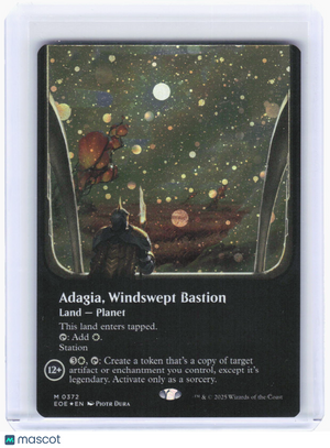 2025 Magic: The Gathering—Adagia, Windswept Bastion (GF) #372 (EOE)—Mythic Foil