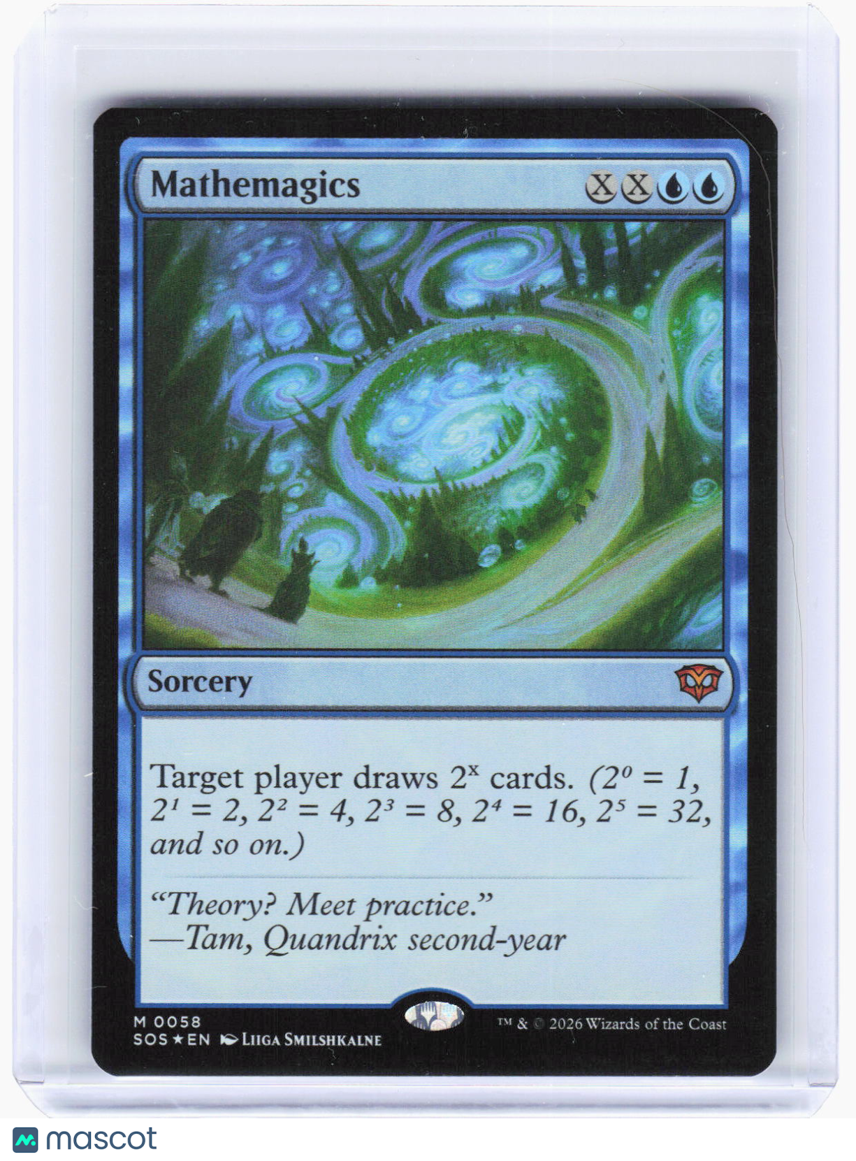2026 Magic: The Gathering—Mathemagics #58 Secrets of Strixhaven—Mythic Foil
