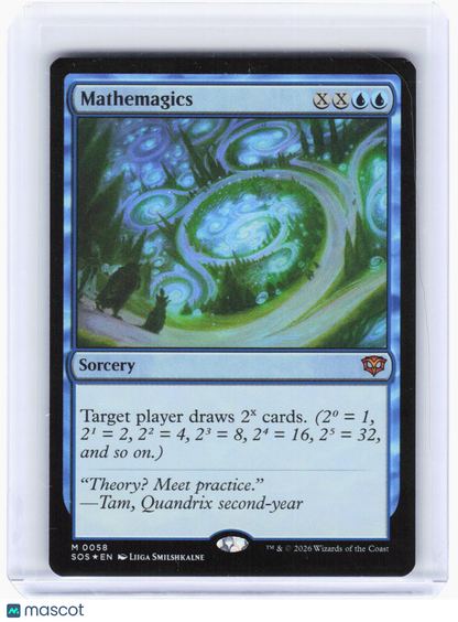 2026 Magic: The Gathering—Mathemagics #58 Secrets of Strixhaven—Mythic Foil