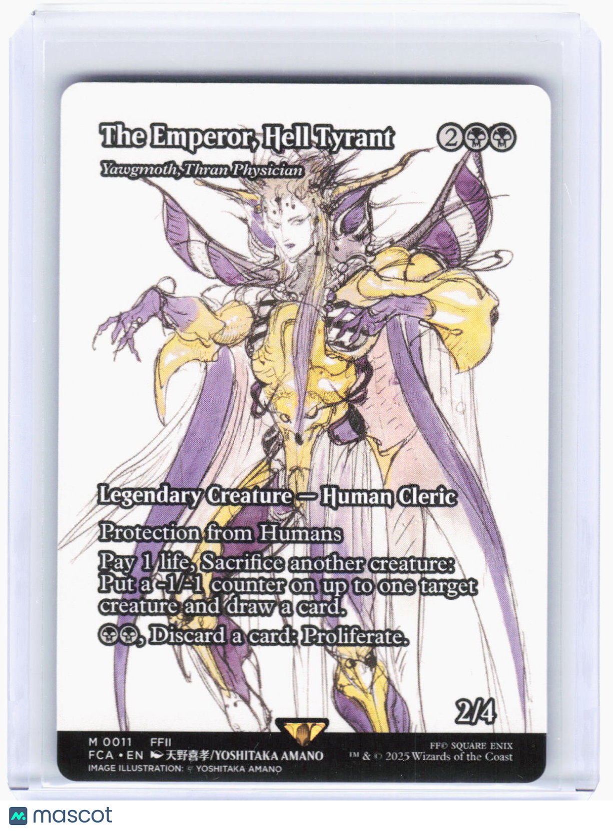 2025 Magic: The Gathering—The Emperor, Hell Tyrant #11 (FCA)—Mythic Non-Foil