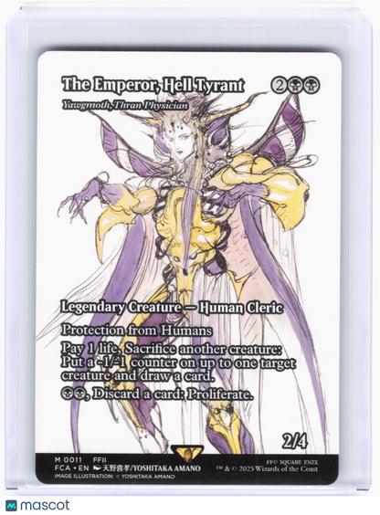 2025 Magic: The Gathering—The Emperor, Hell Tyrant #11 (FCA)—Mythic Non-Foil