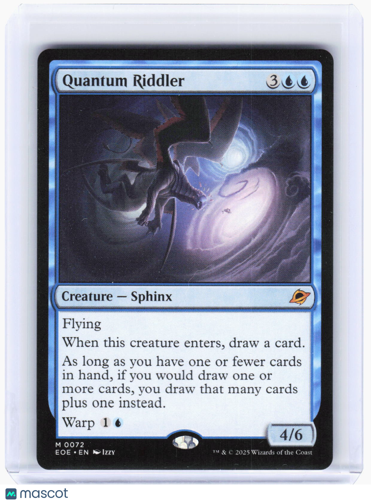 2025 Magic: The Gathering—Quantum Riddler #72 Edge of Eternities—Mythic Non-Foil