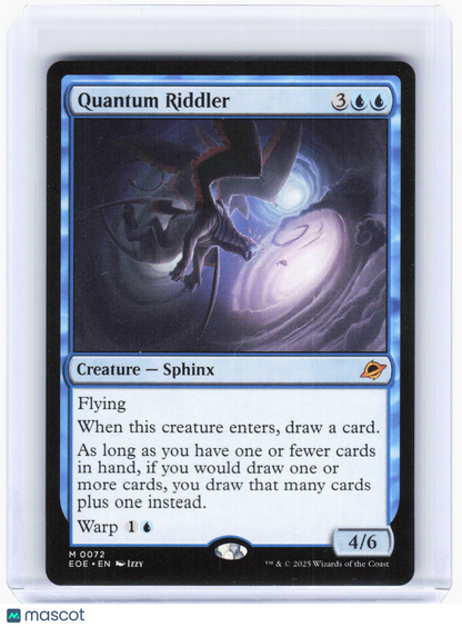 2025 Magic: The Gathering—Quantum Riddler #72 Edge of Eternities—Mythic Non-Foil