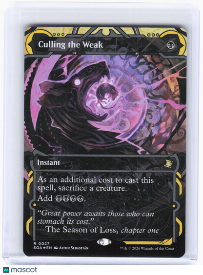 2024 Magic: The Gathering—Culling the Weak #27 (SOA)—Rare Foil