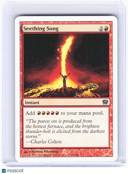 2005 Magic: The Gathering—Seething Song #216 9th Edition—Common Non-Foil (LP)