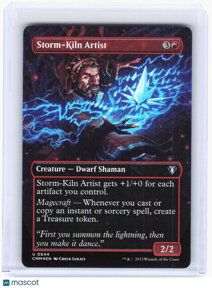 2023 Magic: The Gathering—Storm-Kiln Artist (Borderles) #644 (CMM)—Uncommon Foil