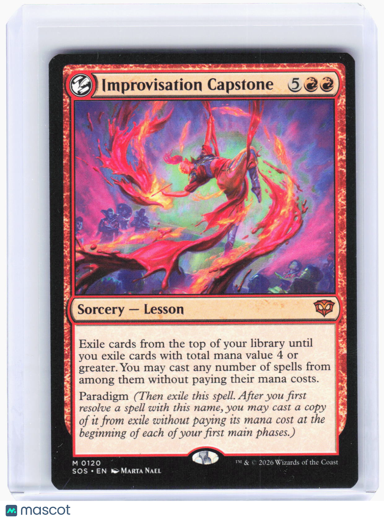 2026 Magic: The Gathering—Improvisation Capstone #120 (SOS)—Mythic Non-Foil