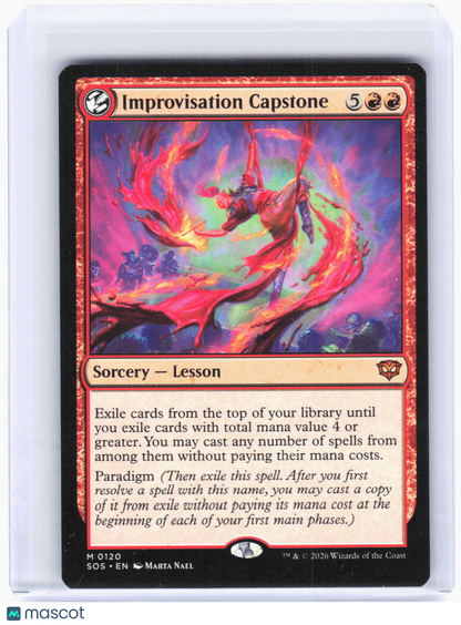 2026 Magic: The Gathering—Improvisation Capstone #120 (SOS)—Mythic Non-Foil