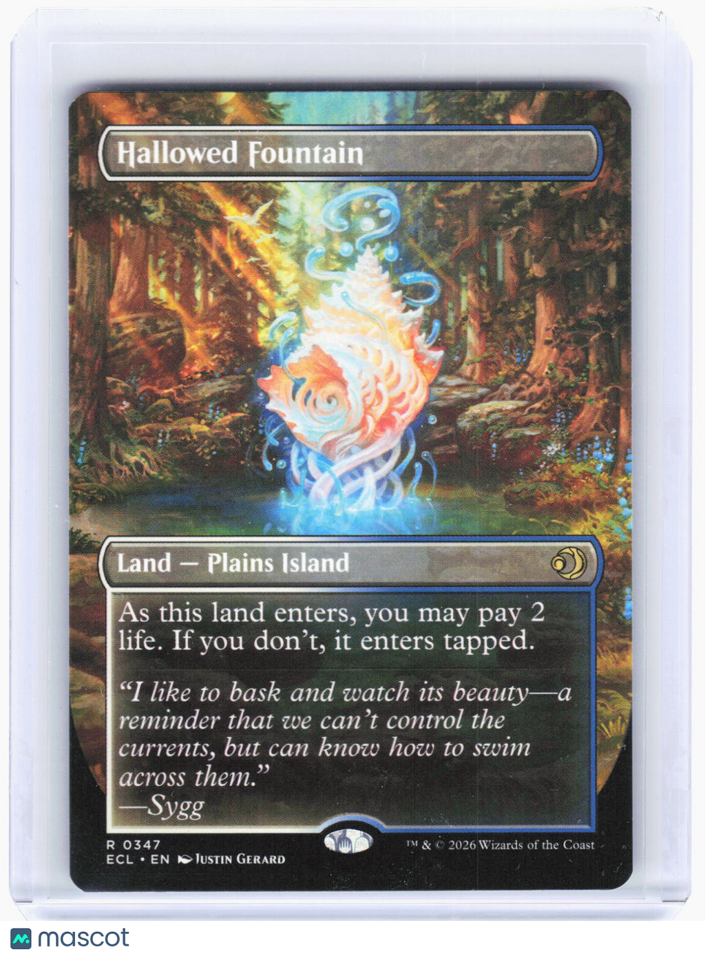 2026 Magic: The Gathering—Hallowed Fountain #347 (ECL)—Rare Non-Foil