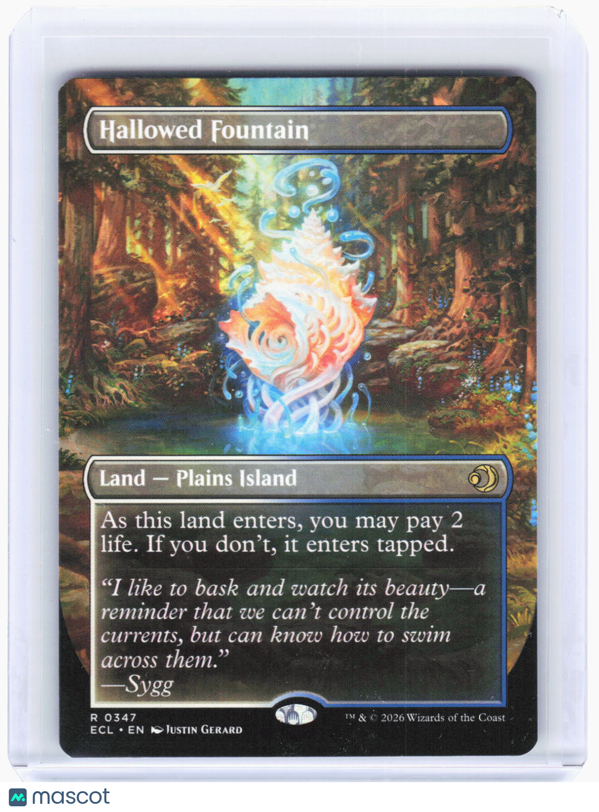 2026 Magic: The Gathering—Hallowed Fountain #347 (ECL)—Rare Non-Foil