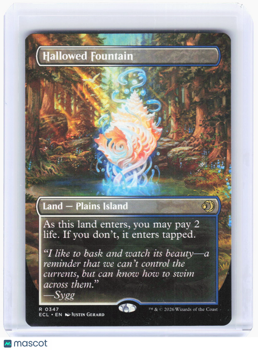 2026 Magic: The Gathering—Hallowed Fountain #347 (ECL)—Rare Non-Foil