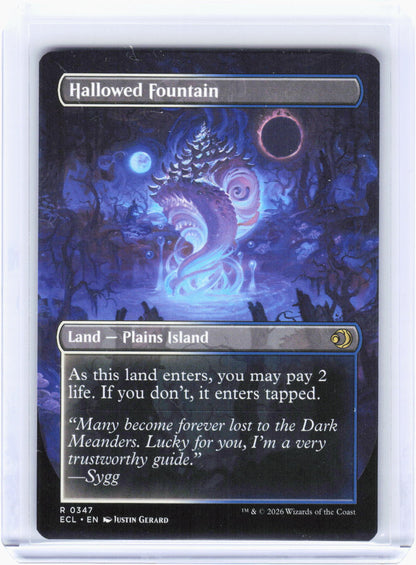 2026 Magic: The Gathering—Hallowed Fountain #347 (ECL)—Rare Non-Foil