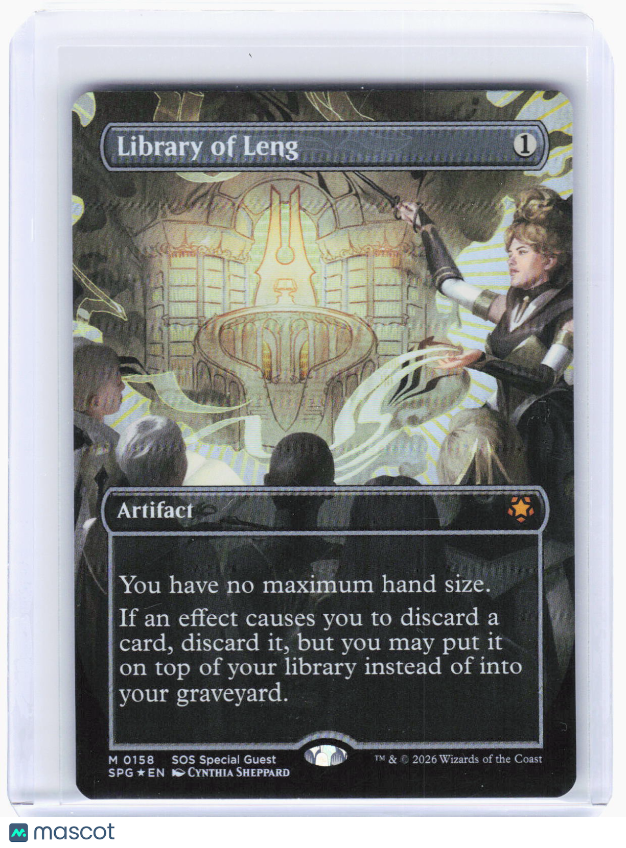 2024 Magic: The Gathering—Library of Leng (Borderless) #158 (SPG)—Mythic Foil