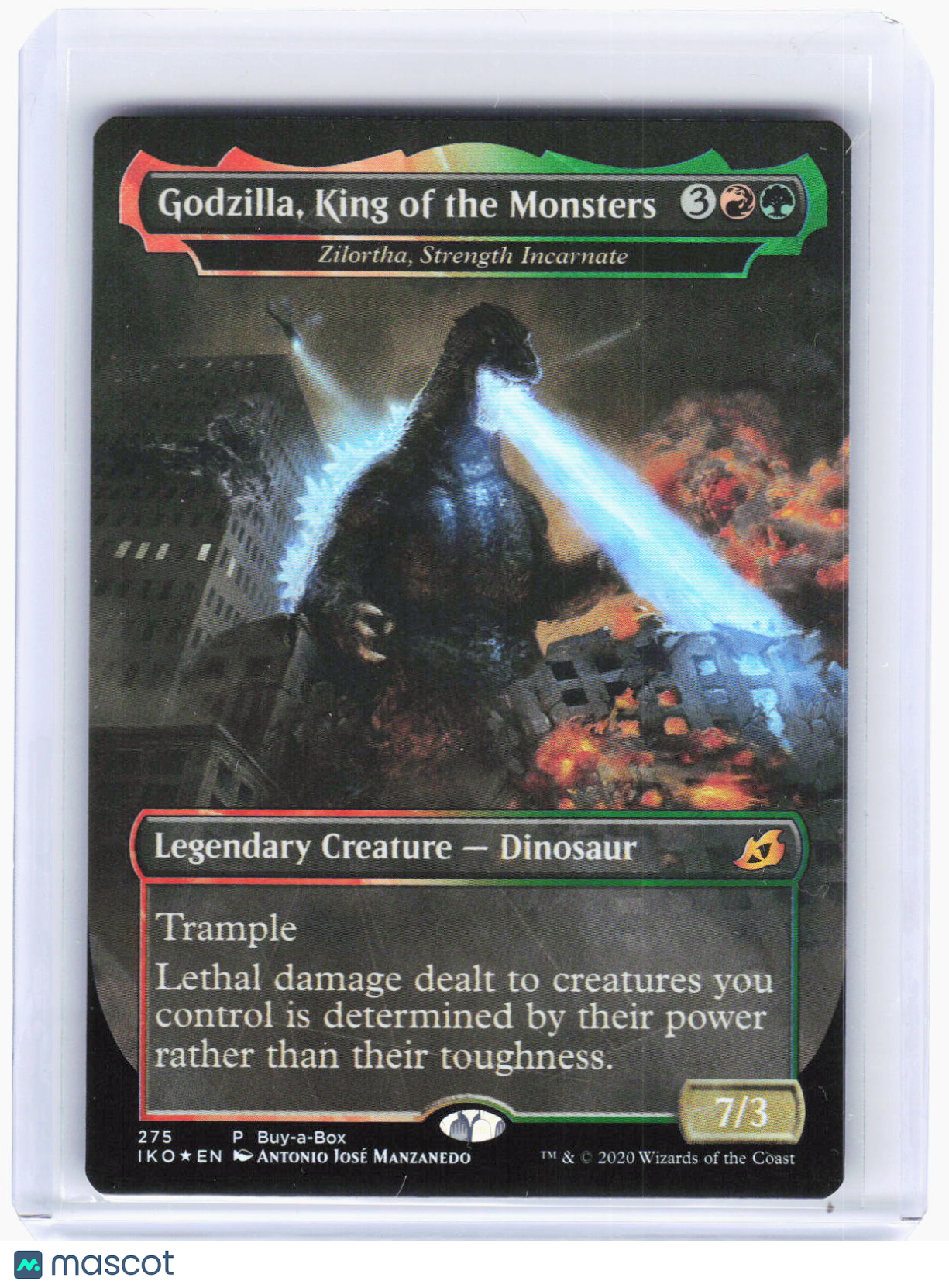 2020 Magic: The Gathering—Godzilla, King of the Monsters #275 (BABP)—Promo Foil