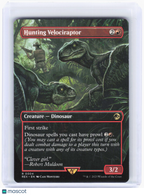 2023 Magic: The Gathering—Hunting Velociraptor #4 (REX)—Rare Non-Foil