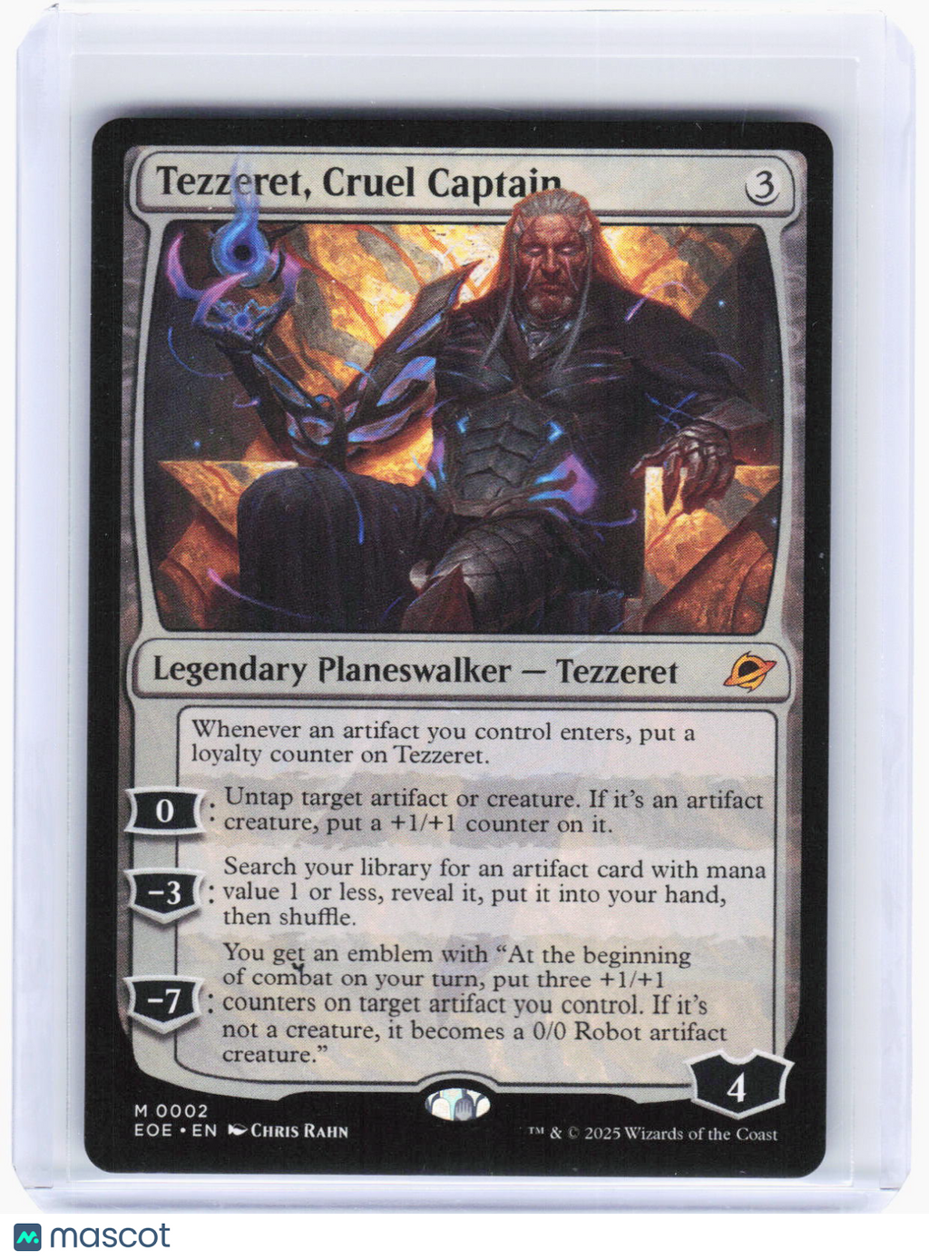 2025 Magic: The Gathering—Tezzeret, Cruel Captain #2 (EOE)—Mythic Non-Foil