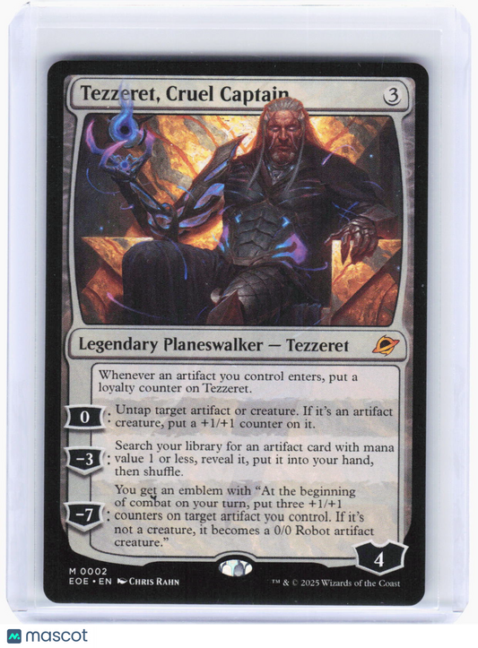 2025 Magic: The Gathering—Tezzeret, Cruel Captain #2 (EOE)—Mythic Non-Foil