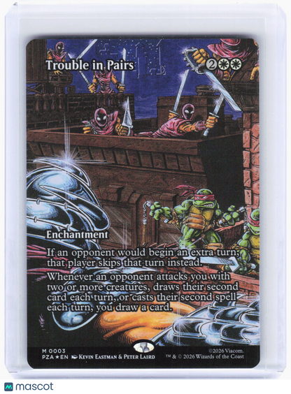 2024 Magic: The Gathering—Trouble in Pairs (Borderless) #3 (PZA)—Mythic Foil