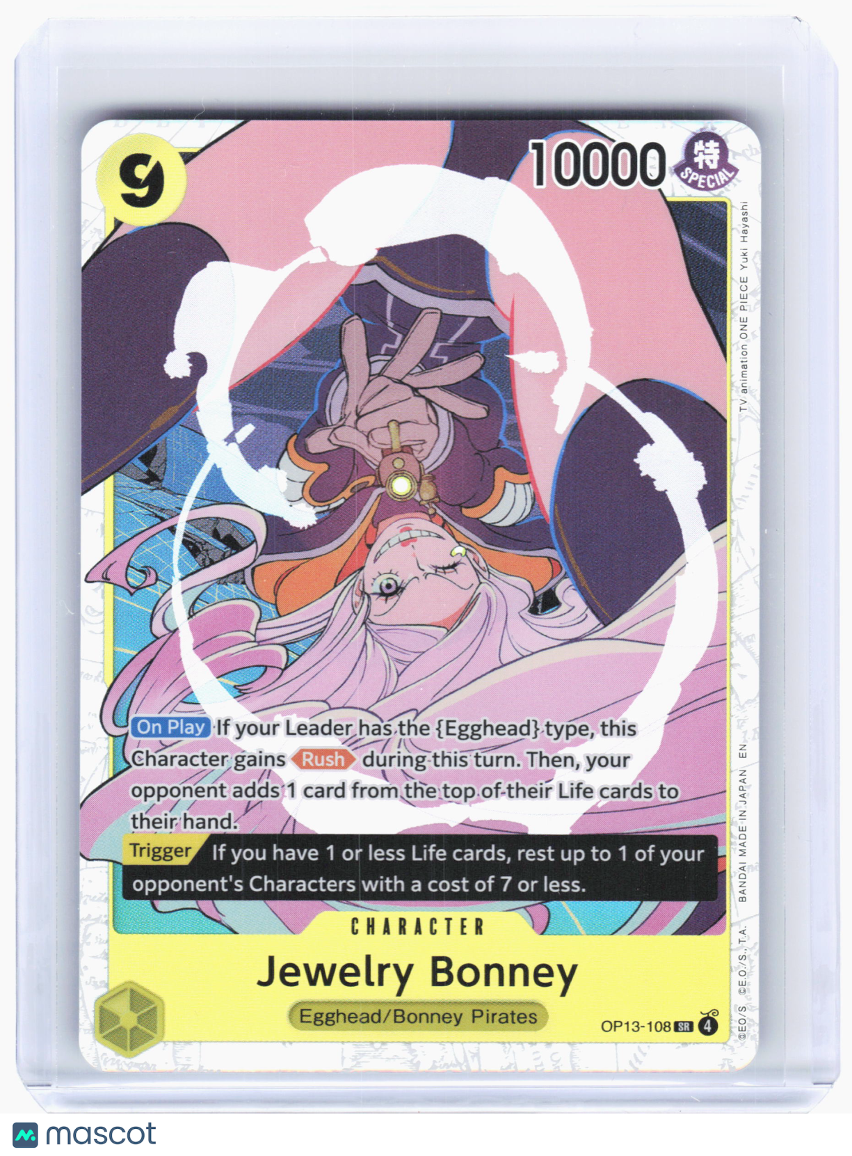 2026 One Piece—Jewelry Bonney #OP13-108 Carrying On His Will—Super Rare Foil