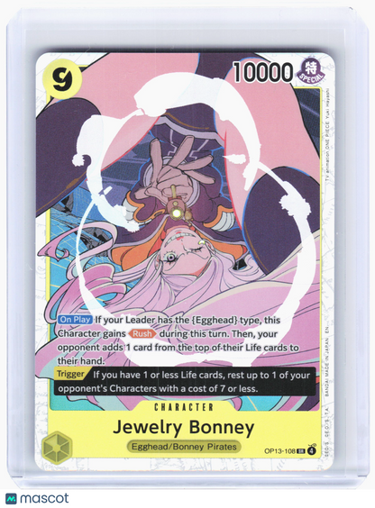 2026 One Piece—Jewelry Bonney #OP13-108 Carrying On His Will—Super Rare Foil
