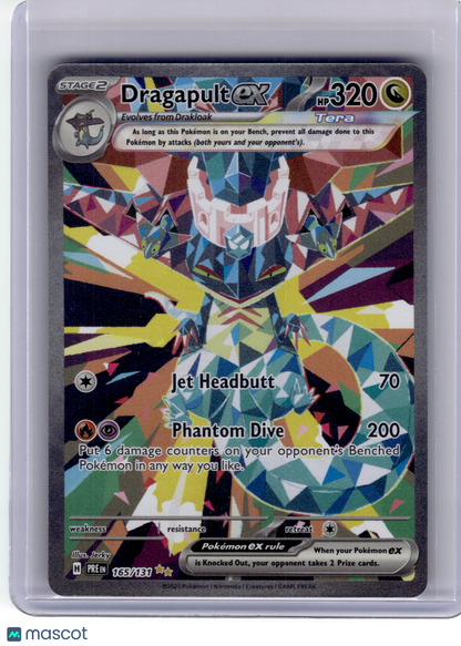 2024 Pokemon—Dragapult ex #165 Prismatic Evolutions—SIR Holo