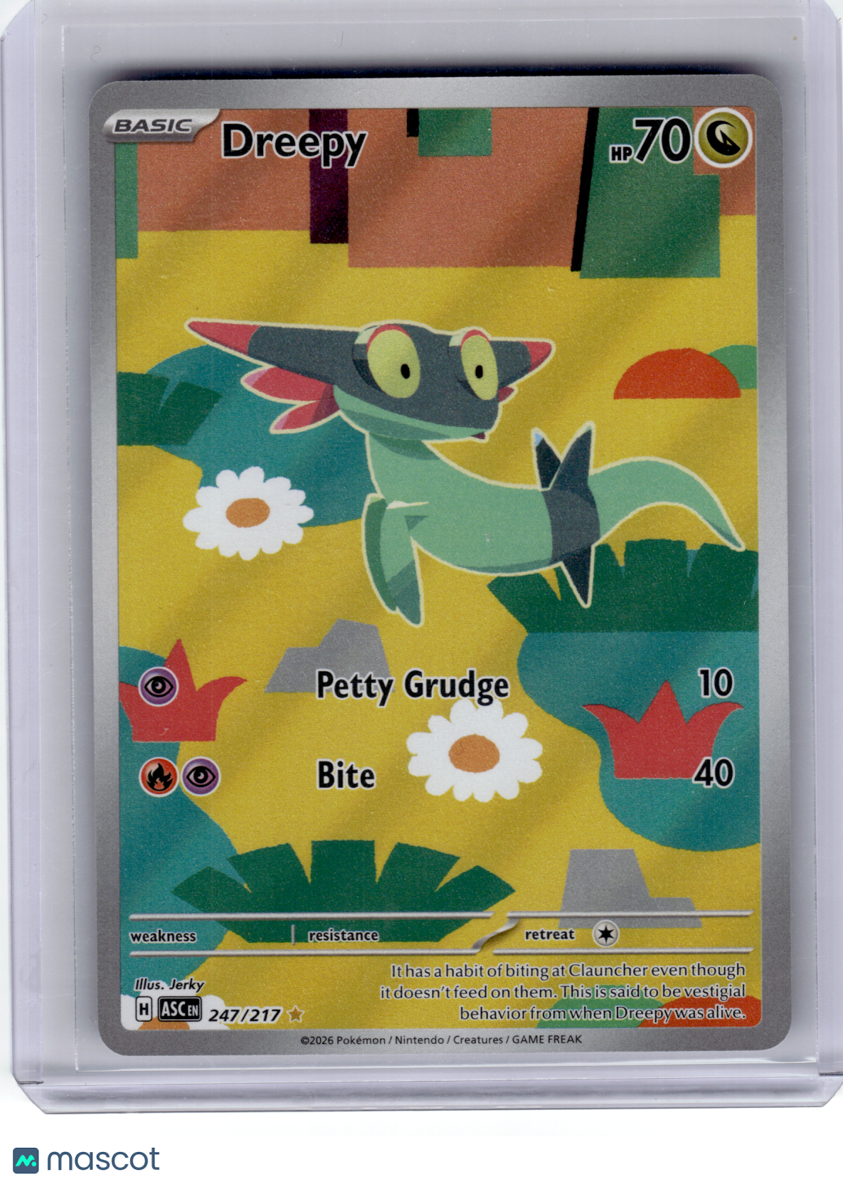2026 Pokemon—Dreepy #247 Ascended Heroes—Illustration Rare Holo