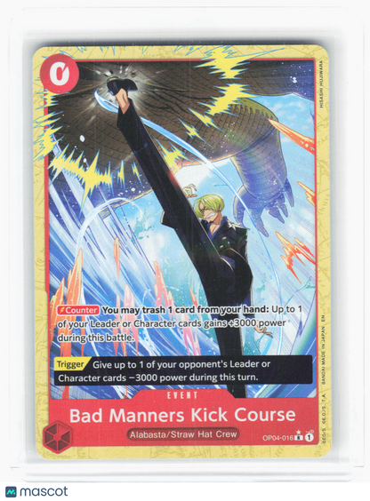 2025 Bad Manners Kick Course #OP04-016 -The Best- Vol. 2—Rare Foil (Alt Art)[LP]