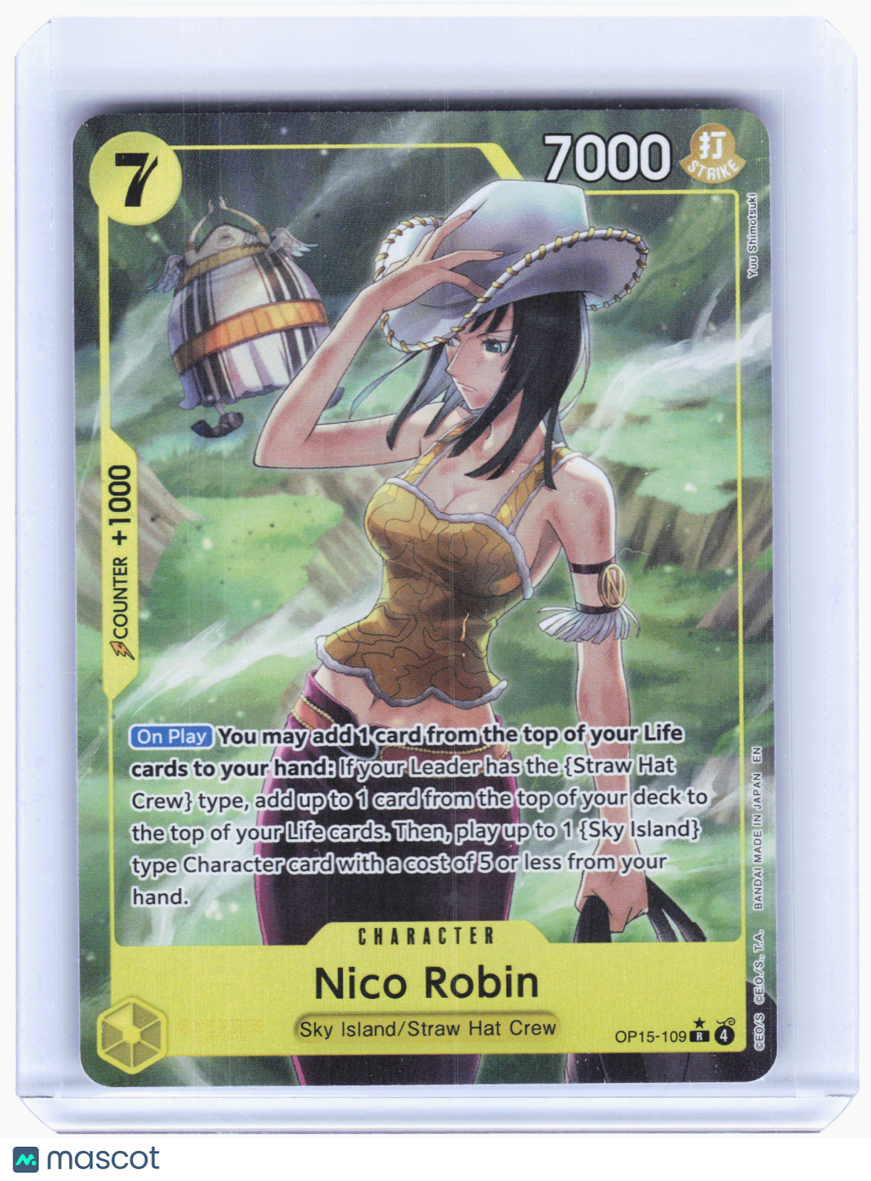 2026 One Piece—Nico Robin OP15-109 Adventure on Kami's Island—Rare Foil(Alt Art)