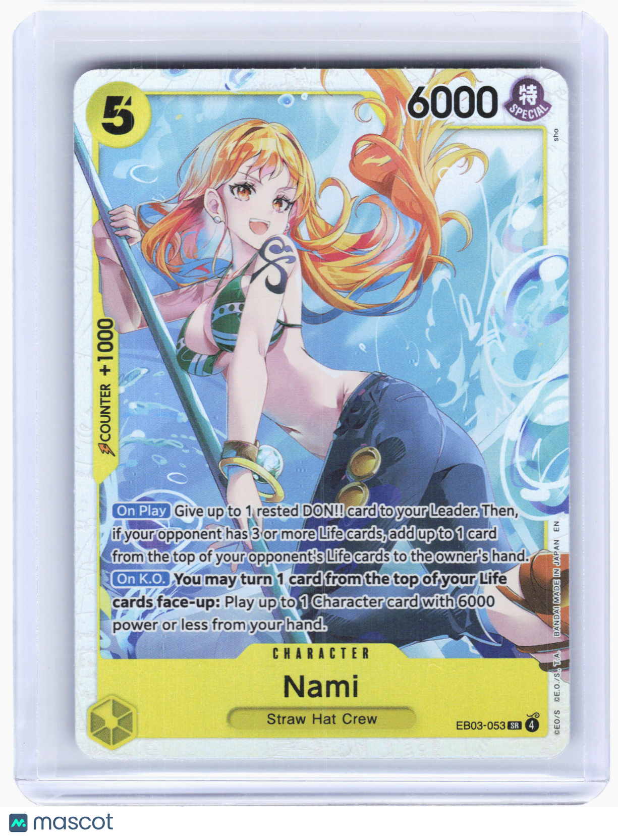 2026 —Nami #EB03-053 One Piece Heroines Edition—Super Rare Foil