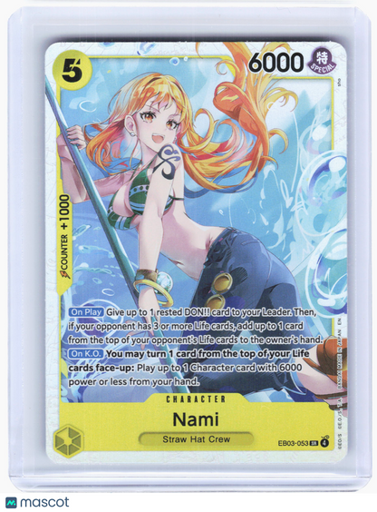 2026 —Nami #EB03-053 One Piece Heroines Edition—Super Rare Foil