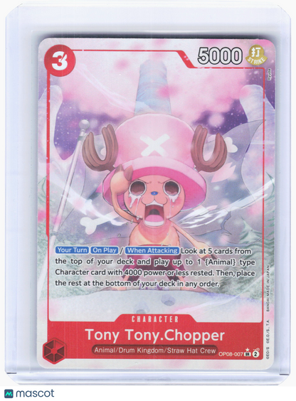 2024 One Piece—Tony Tony.Chopper #OP08-007 Two Legends—Super Rare [LP] (Alt Art)