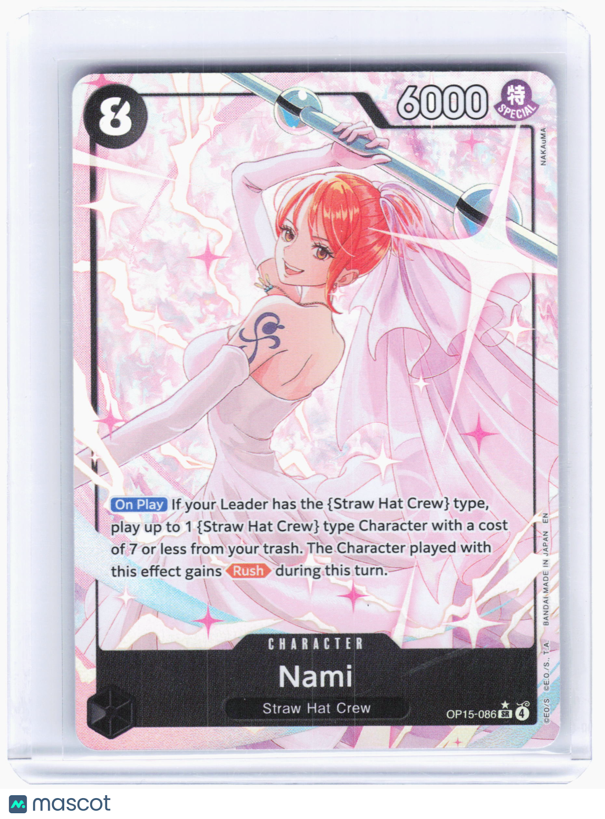 2026 One Piece—Nami OP15-086 Adventure on Kami's Island—Super Rare Foil(Alt Art)