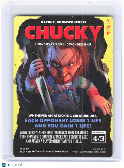2024 Magic: The Gathering—Chucky #1807 Secret Lair Drop Series—Mythic Non-Foil