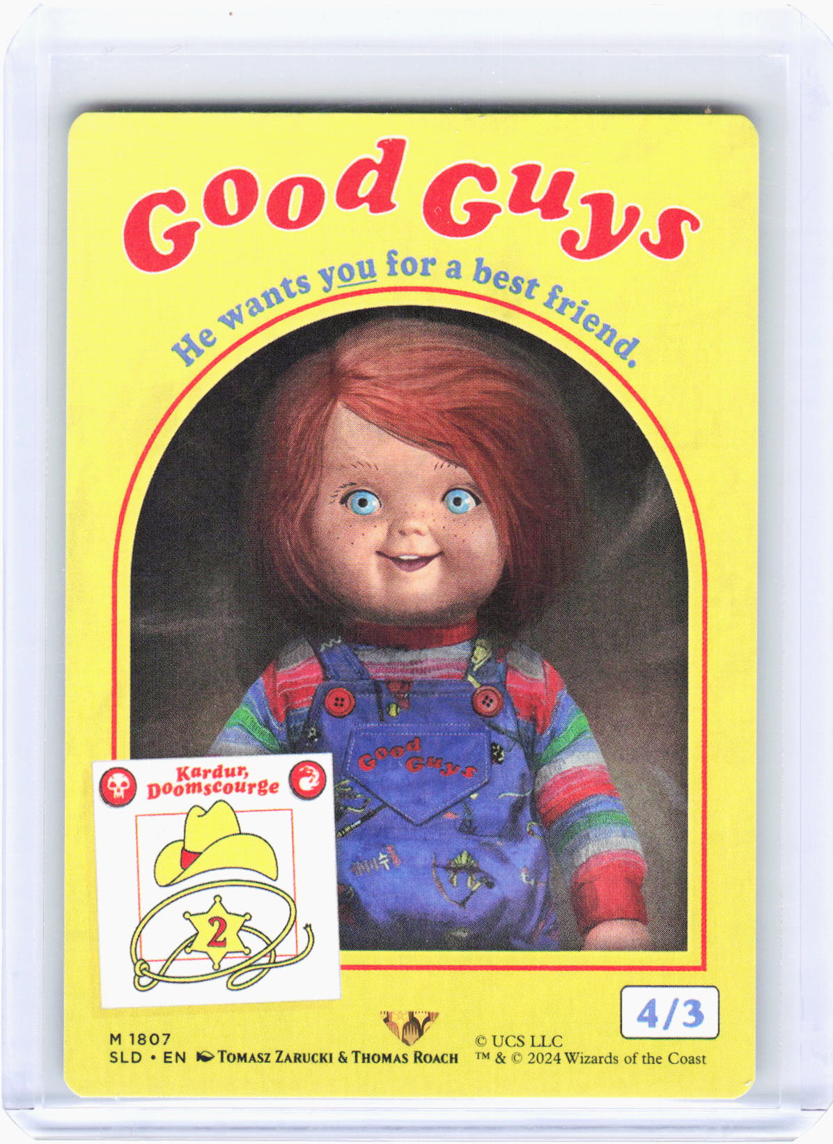 2024 Magic: The Gathering—Chucky #1807 Secret Lair Drop Series—Mythic Non-Foil