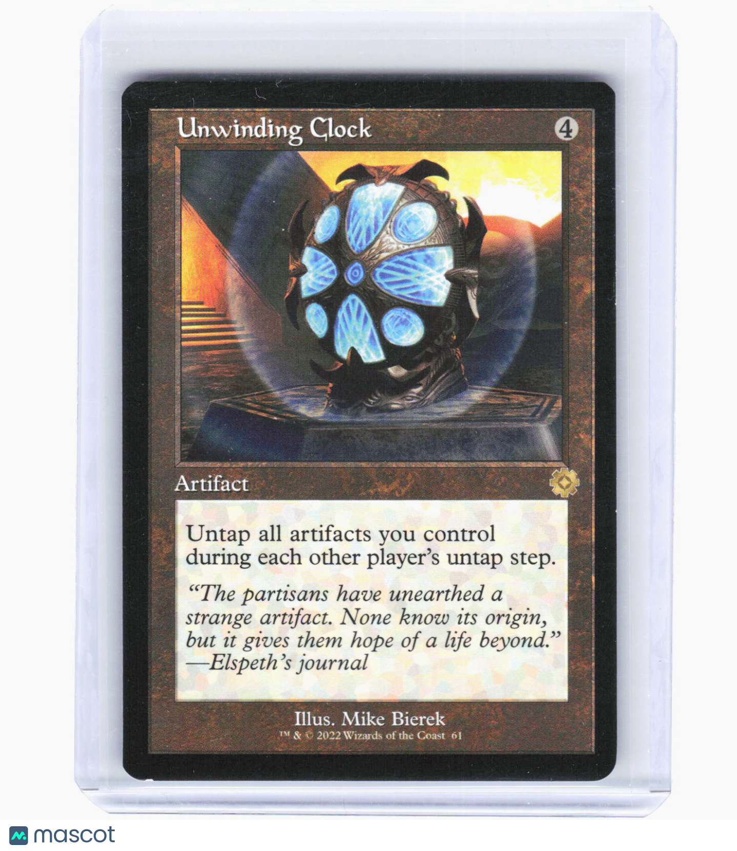 2022 Magic: The Gathering—Unwinding Clock #61 (BRR)—Rare Non-Foil