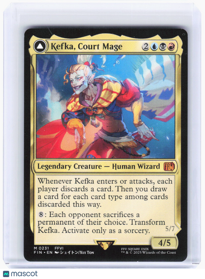 2025 Magic: The Gathering—Kefka, Court Mage #231 FINAL FANTASY—Mythic Non-Foil